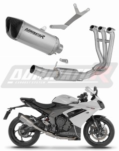 Triumph Daytona 660 2024 - 2026 Full Exhaust System Collector Silencer Titanium HP6 + dB killer