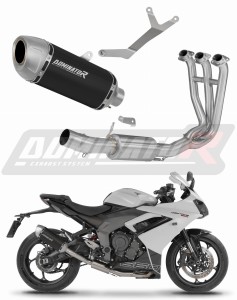 Triumph Daytona 660 2024 - 2026 Exhaust Silencer Muffler S6 BLACK + dB killer