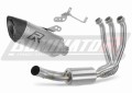 complete exhaust system with muffler DOMINATOR Full System titanium HP8 fits to CF MOTO 675 NK 2024  2026