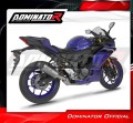 kompletny układ wydechowy z tłumikiem DOMINATOR Full System Tytanowy HP8 pasujący do motocykla Yamaha YZF-R3 2025 - 2026 4
