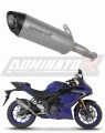wydech tłumik DOMINATOR Tytanowy HP8 pasujący do motocykla Yamaha YZF-R3 2019 - 2024