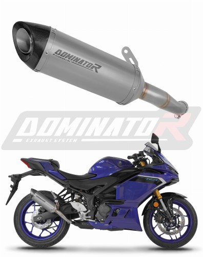 exhaust muffler DOMINATOR titanium HP8 fits to Yamaha YZFR3 2019  2024