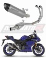 complete exhaust system with muffler DOMINATOR Full System titanium HP8 fits to Yamaha YZFR3 2019  2024