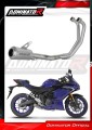 kompletny układ wydechowy z tłumikiem DOMINATOR Full System GPS pasujący do motocykla Yamaha YZF-R3 2019 - 2024 2