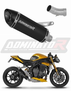 Triumph Speed Triple 1200 RS / RR 2021 - 2024 wydech tłumik HP8 BLACK + dB killer
