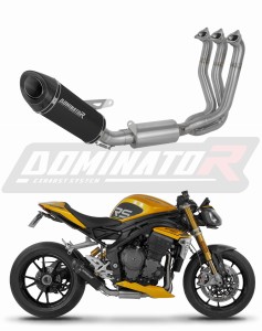 Triumph Speed Triple 1200 RS / RR 2021 - 2024 Full system Kolektor wydech tłumik HP8 BLACK + dB killer