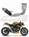 kompletny układ wydechowy z tłumikiem DOMINATOR Full System GPF CZARNY pasujący do motocykla Triumph Speed Triple 1200 RS / RR 2021 - 2024