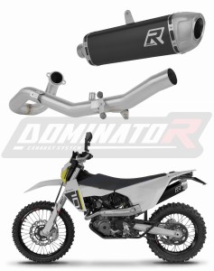 Husqvarna 701 Enduro 2026 Full Exhaust System Collector Silencer S6 BLACK + dB killer