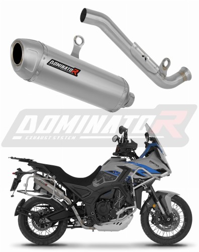 exhaust muffler DOMINATOR S6 fits to Zontes 703F 2025  2026