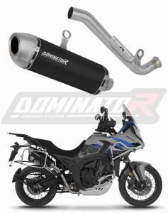 Zontes 703F 2025 - 2026 Exhaust Silencer Muffler S6 BLACK + dB killer