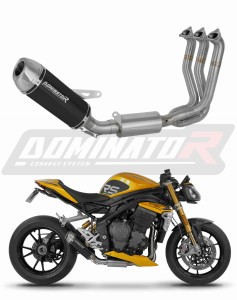 Triumph Speed Triple 1200 RS / RR 2021 - 2024 Full system Kolektor wydech tłumik S3 BLACK + dB killer