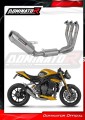 kompletny układ wydechowy z tłumikiem DOMINATOR Full System S3 pasujący do motocykla Triumph Speed Triple 1200 RS / RR 2021 - 2024 2