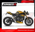 complete exhaust system with muffler DOMINATOR Full System S3 BLACK fits to Triumph Speed Triple 1200 RS / RR 2021  2024 5