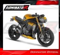 complete exhaust system with muffler DOMINATOR Full System S3 BLACK fits to Triumph Speed Triple 1200 RS / RR 2021  2024 6