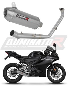 Yamaha YZF R125 2024 - 2026 (Euro 5+) Full Exhaust System Collector Silencer S3 + dB killer