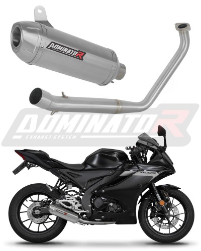 kompletny układ wydechowy z tłumikiem DOMINATOR Full System S3 pasujący do motocykla Yamaha YZF R125 2019 - 2020