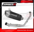 kompletny układ wydechowy z tłumikiem DOMINATOR Full System S3 CZARNY pasujący do motocykla Yamaha MT 125 2024 - 2026 3