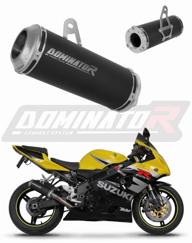 Suzuki GSXR 1000 K1 K4 2001 2004 Motorcycle Muffler Auspuff Sportauspuff Silencer Echappement Silencieux Scarico Scarichi Escape Wydech Tłumik GP Black Dominator Exhaust System x