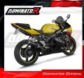 exhaust muffler DOMINATOR GP BLACK fits to Suzuki GSXR 600 K1K5 2001  2005 5
