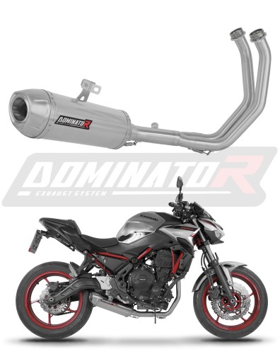 kompletny układ wydechowy z tłumikiem DOMINATOR Full System S3 pasujący do motocykla Kawasaki Z650 2023 - 2026