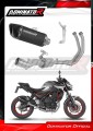 complete exhaust system with muffler DOMINATOR Full System HP6 BLACK fits to Kawasaki Ninja 650 2023  2026 2