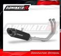 kompletny układ wydechowy z tłumikiem DOMINATOR Full System HP8 CZARNY pasujący do motocykla Kawasaki Z650 2023 - 2026 3