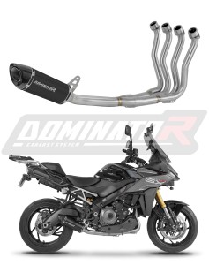 Suzuki GSX-S 1000 GX 2024 Full Exhaust System Collector Silencer HP8 BLACK + dB killer