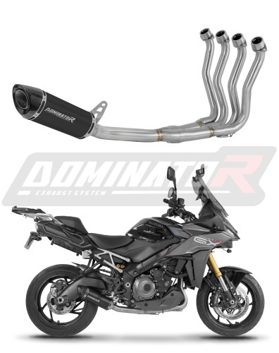 complete exhaust system with muffler DOMINATOR Full System HP8 BLACK fits to Suzuki GSXS 1000 GX 2024