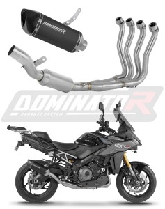 Suzuki GSX-S 1000 GX 2025 - 2026 Full Exhaust System Collector Silencer HP6 BLACK EX + dB killer