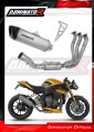 kompletny układ wydechowy z tłumikiem DOMINATOR Full System Tytanowy HP6 pasujący do motocykla Triumph Speed Triple 1200 RS / RR 2021 - 2024 2