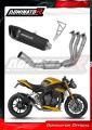 complete exhaust system with muffler DOMINATOR Full System HP6 BLACK fits to Triumph Speed Triple 1200 RS / RR 2021  2024 2