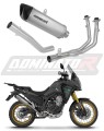 complete exhaust system with muffler DOMINATOR Full System titanium HP6 fits the motorcycle Rieju Aventura 500 2023   2026