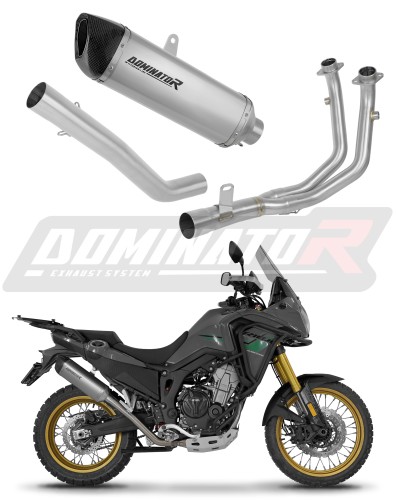 complete exhaust system with muffler DOMINATOR Full System titanium HP6 fits to Rieju Aventura 500 2023  2026