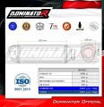 exhaust muffler DOMINATOR S6 fits to Rieju Aventura 500 2023  2026 6