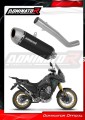 exhaust muffler DOMINATOR S6 BLACK fits the motorcycle Rieju Aventura 500 2023   2026 2