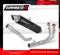 complete exhaust system with muffler DOMINATOR Full System GPF BLACK fits the motorcycle Rieju Aventura 500 2023   2026 3