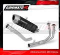 complete exhaust system with muffler DOMINATOR Full System S6 BLACK fits to Rieju Aventura 500 2023  2026 3