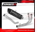 complete exhaust system with muffler DOMINATOR Full System HP6 BLACK fits to Rieju Aventura 500 2023  2026 3