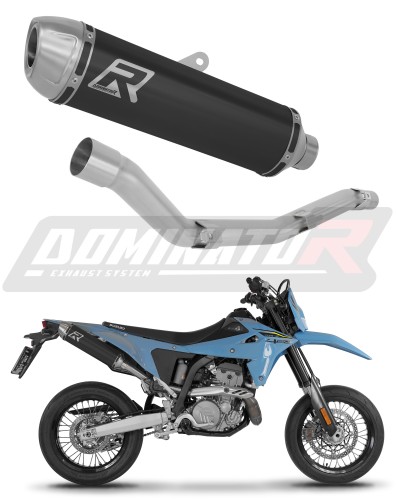 wydech tłumik DOMINATOR S3 CZARNY pasujący do motocykla Suzuki DR-Z4SM / DR-Z4S 2025 - 2026