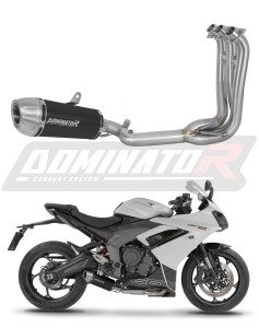 Triumph Daytona 660 2024 - 2026 Full Exhaust System Collector Silencer S3 BLACK + dB killer