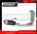 complete exhaust system with muffler DOMINATOR Full System S3 BLACK fits to Triumph Daytona 660 2024  2026 3