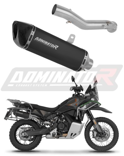 exhaust muffler DOMINATOR HP6 BLACK fits to CF MOTO 1000 MTX 2026