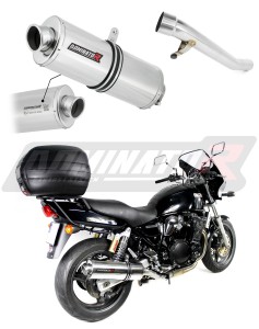GSX 750 INAZUMA Homologated EXHAUST Silencer OVAL 1998 - 2003