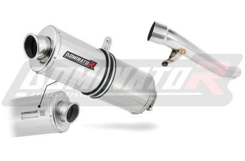 exhaust muffler DOMINATOR homologated road legal OVAL fits to GSX 1200 INAZUMA 1999  2000 2