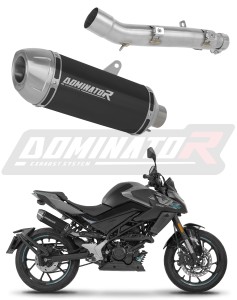 CF MOTO 125 NK 2025 - 2026 wydech tłumik S3 BLACK + dB killer