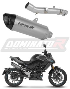 CF MOTO 125 NK 2025 - 2026 wydech tłumik tytanowy HP8 + dB killer