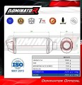 CF MOTO 125 NK 2025 - 2026 Schalldämpfer Auspuff S3 SCHWARZ + dB killer 5