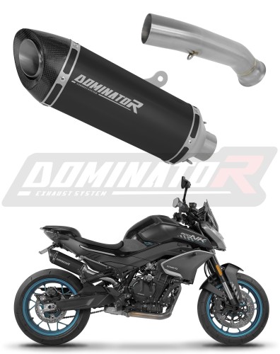 exhaust muffler DOMINATOR HP8 BLACK fits the motorcycle CF MOTO 800 NK 2023 2026 1