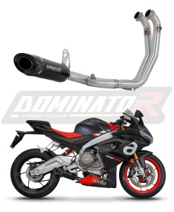 Aprilia RS 660 2025 - 2026 Full Exhaust System Collector Silencer HP8 BLACK + dB killer