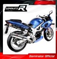 SV 650 S EXHAUST Suzuki Muffler Auspuff Sportauspuff Silencer Echappement Silencieux Scarico Scarichi Escape Wydech Tłumik ROUND 1999 - 2002 Dominator 2